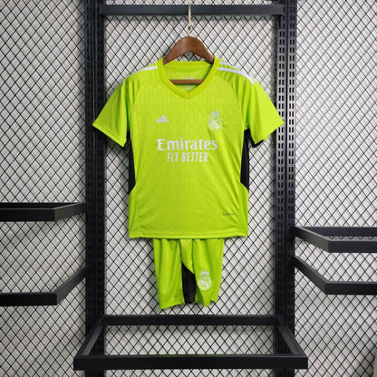 Conjunto Niños Real Madrid Portero Verde 23/24