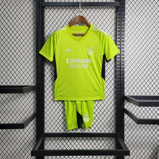 Conjunto Niños Real Madrid Portero Verde 23/24