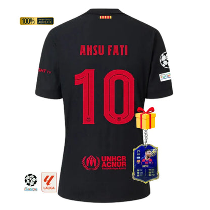 #10 ANSU FATI Camiseta Hombre Segunda Equipación 24/25 FC Barcelona