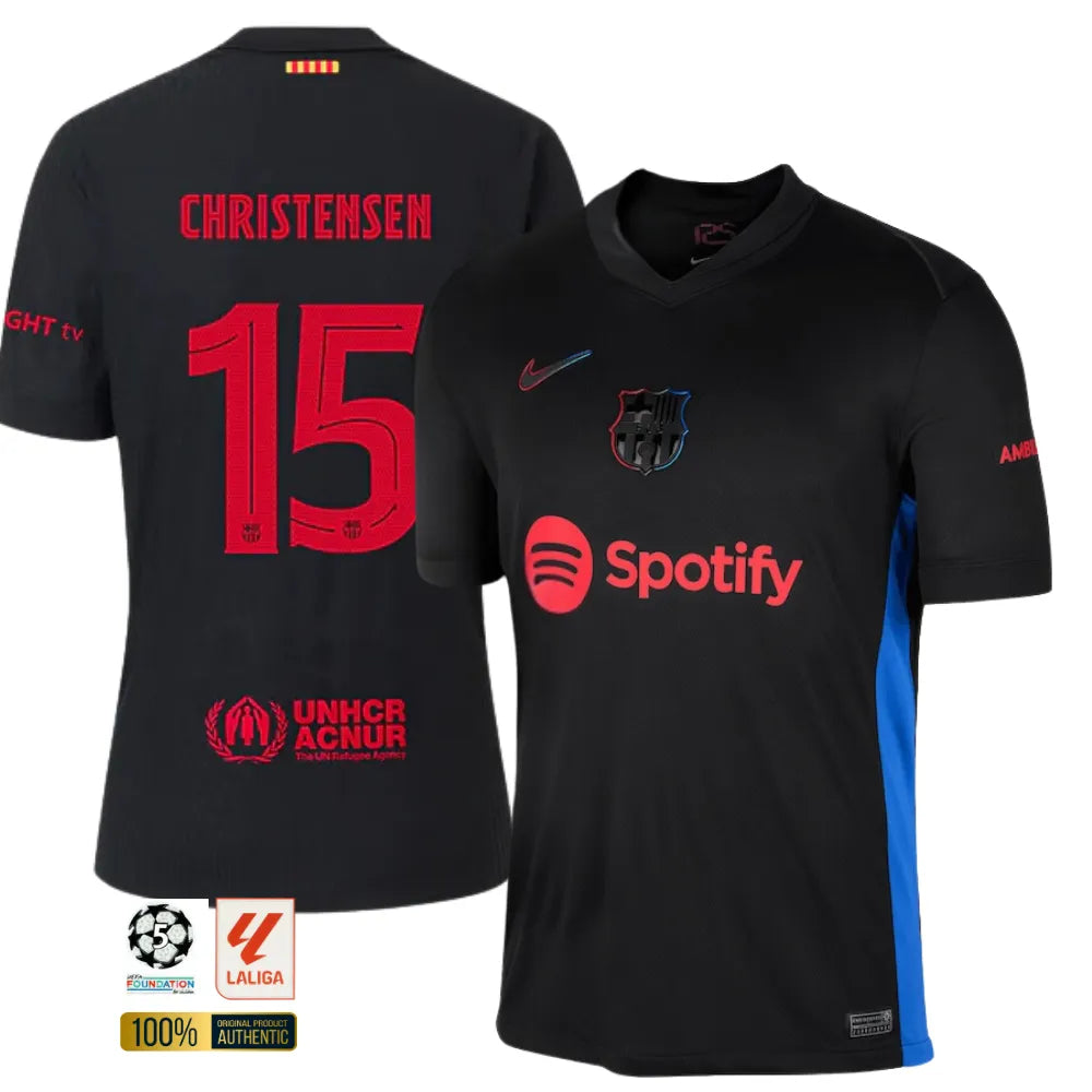 #15 CHRISTENSEN Camiseta Hombre Segunda Equipación 24/25 FC Barcelona