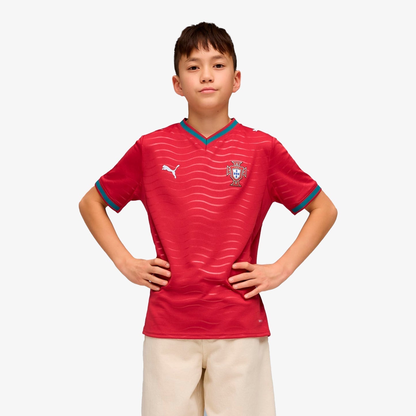 Kids Kit Camisola Portugal FPF JR 2026 - Principal