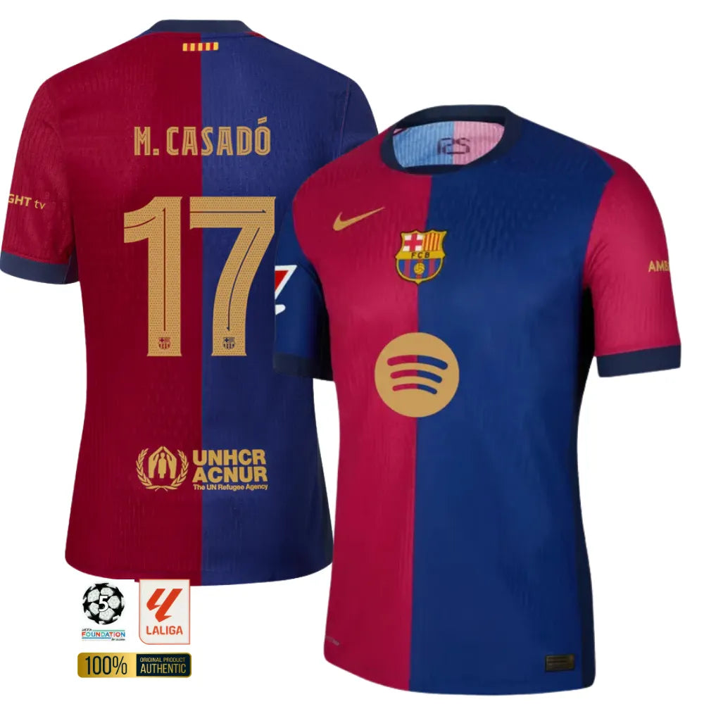 #17 M. CASADÓ Camiseta Hombre Primera Equipación 24/25 FC Barcelona