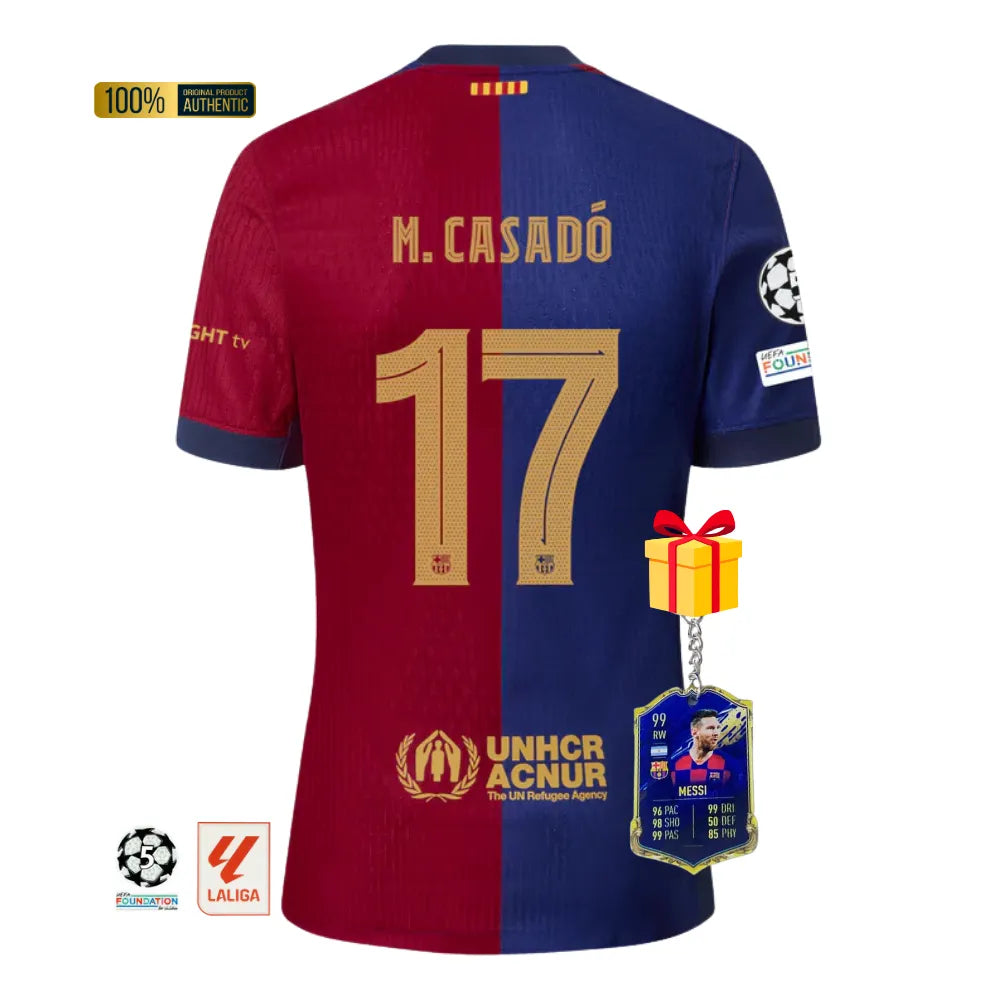 #17 M. CASADÓ Camiseta Hombre Primera Equipación 24/25 FC Barcelona