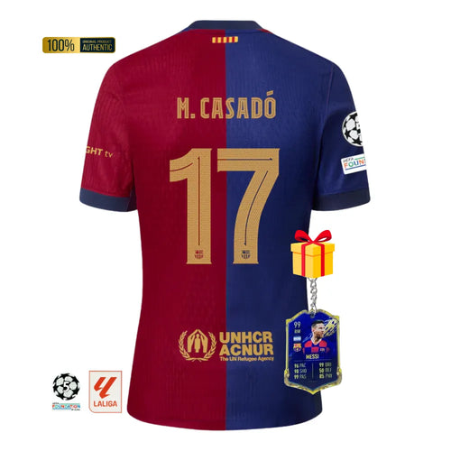 #17 M. CASADÓ Camiseta Hombre Primera Equipación 24/25 FC Barcelona