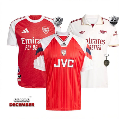 Combo Arsenal 3 Jerseys 25/26 for $109.90 Remake