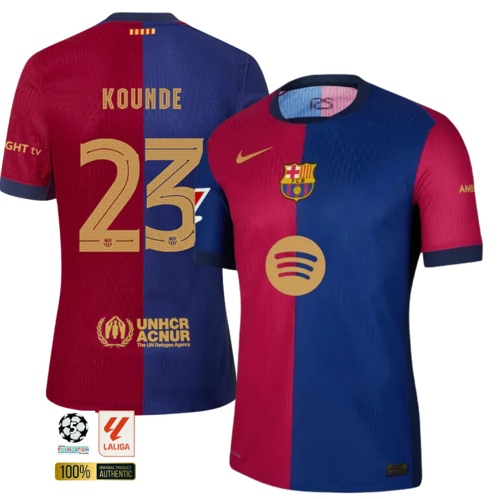 #23 KOUNDE Camiseta Hombre Primera Equipación 24/25 FC Barcelona