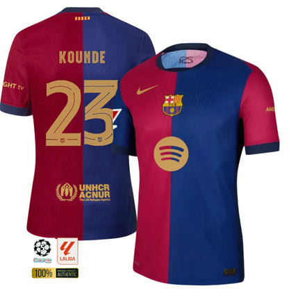 #23 KOUNDE Camiseta Hombre Primera Equipación 24/25 FC Barcelona