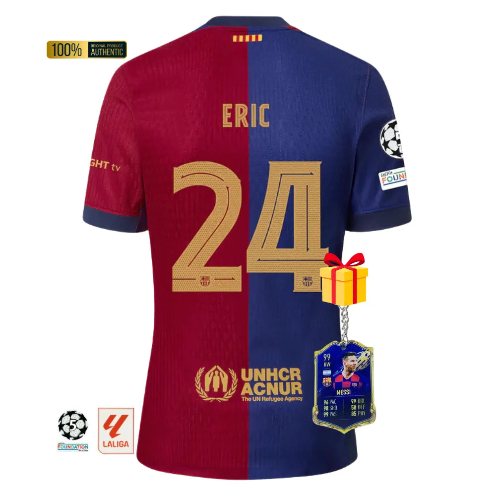 #24 ERIC Camiseta Hombre Primera Equipación 24/25 FC Barcelona