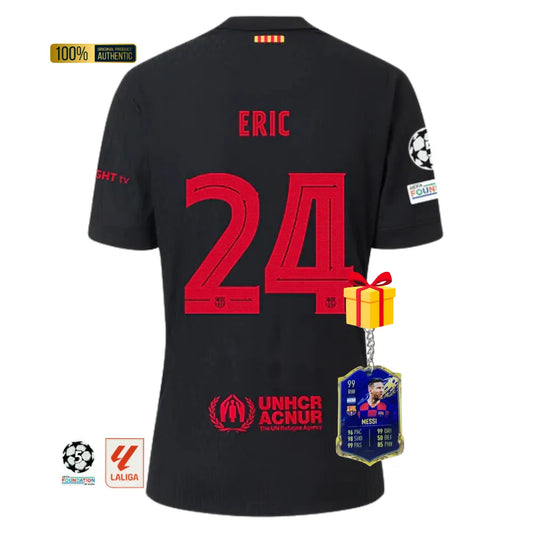 #24 ERIC Camiseta Hombre Segunda Equipación 24/25 FC Barcelona