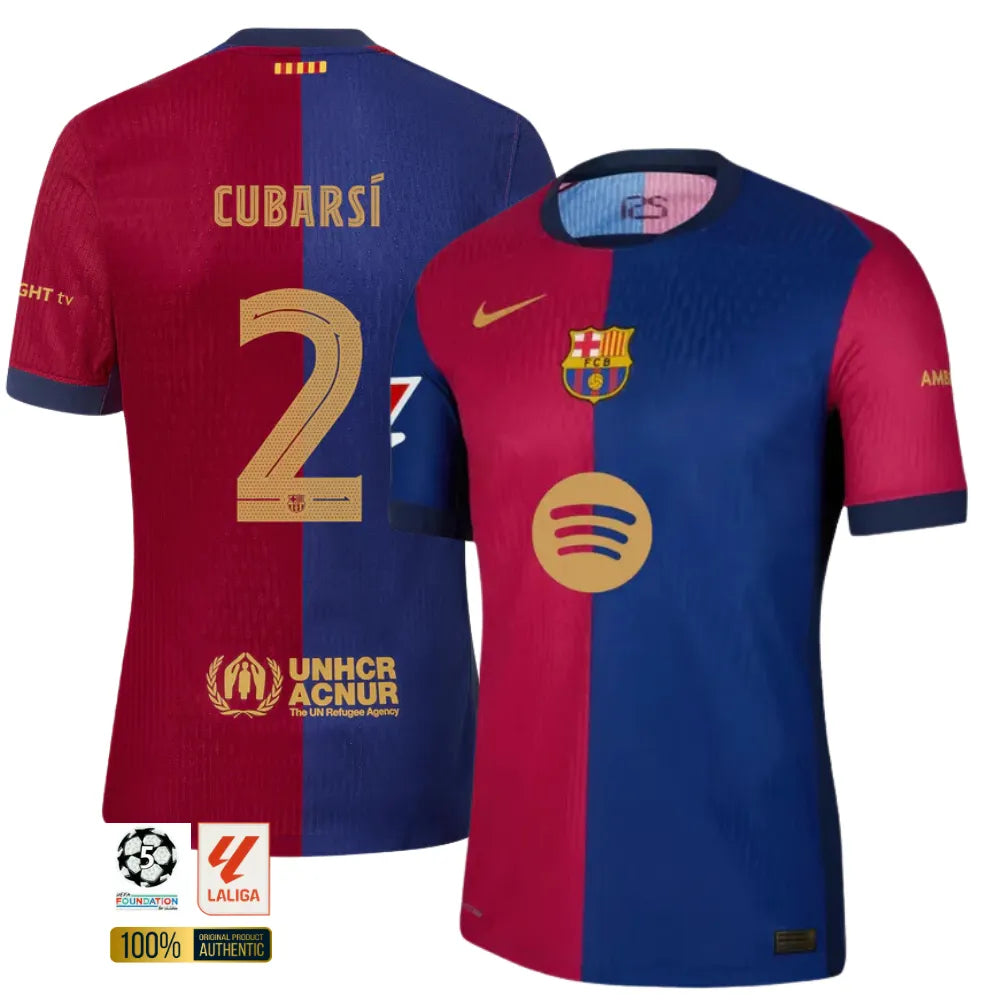 #2 CUBARÍ Camiseta Hombre Primera Equipación 24/25 FC Barcelona