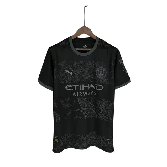 Camisa Masculina Manchester City Preta Edição Especial 2023/24