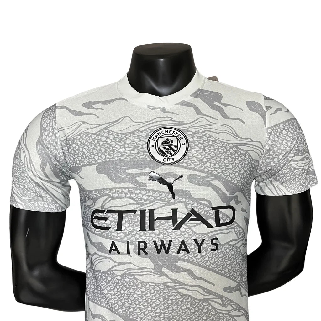 Camisa Masculina Manchester City Branco Edição Especial 2023/24