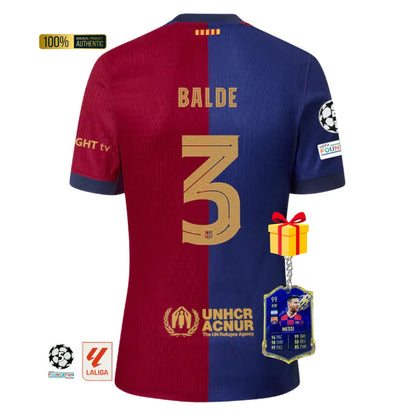 #3 BALDE Camiseta Hombre Primera Equipación 24/25 FC Barcelona