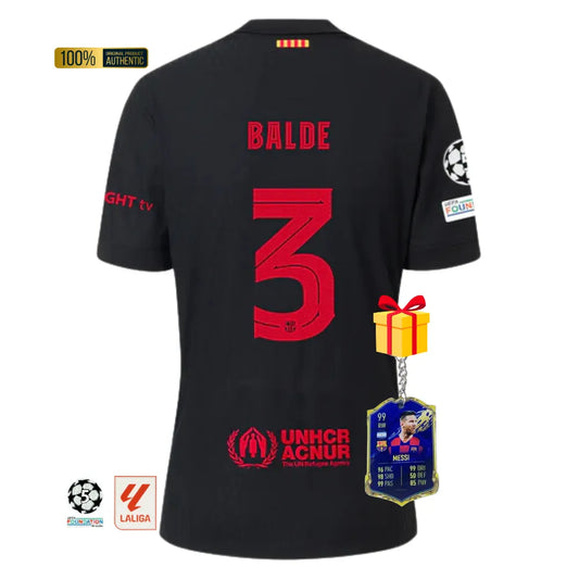 #3 BALDE Camiseta Hombre Segunda Equipación 24/25 FC Barcelona