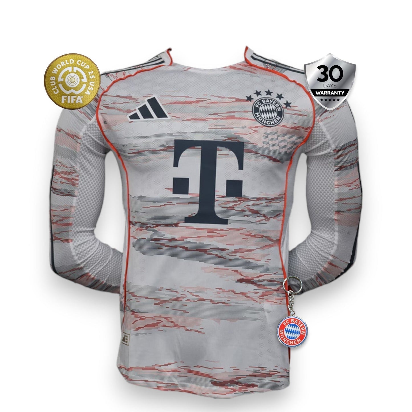 Bayern Munich Player Jersey Away 2025/26-  Long Sleeve