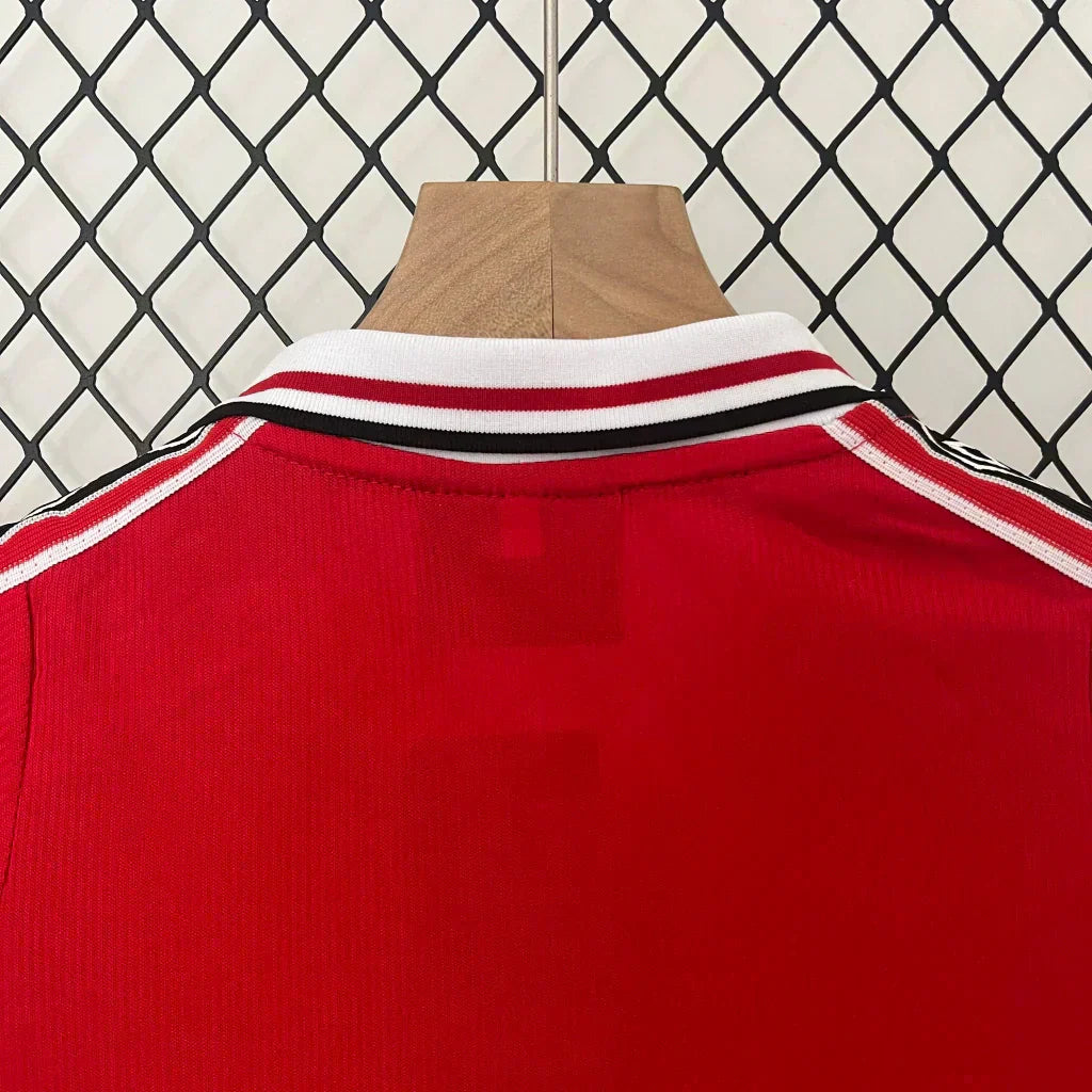 Kids Manchester United Home Kit 1999/2000 - Retrﾃｴ