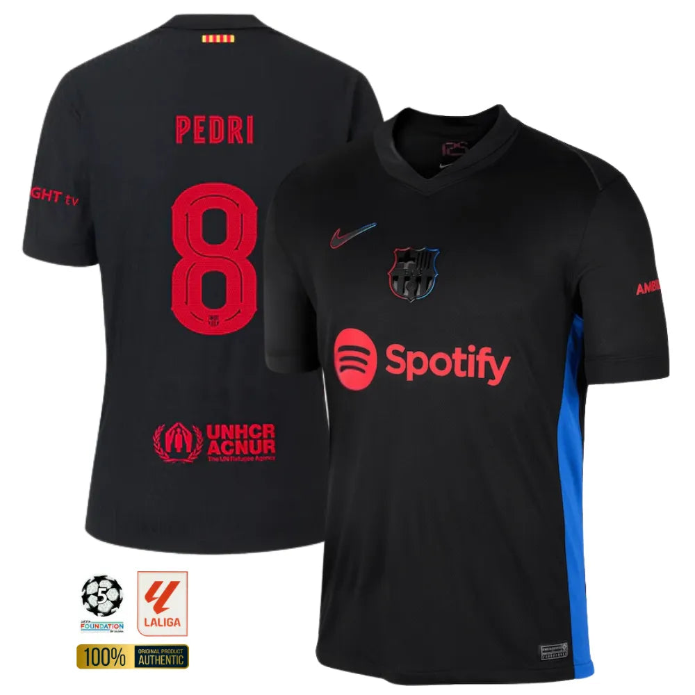 #8 PEDRI Camiseta Hombre Segunda Equipación 24/25 FC Barcelona