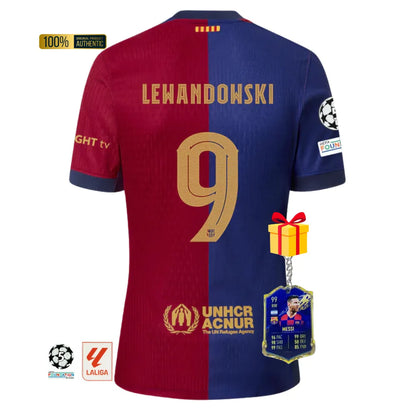 #9 LEWANDOWSKI Camiseta Hombre Primera Equipación 24/25 FC Barcelona
