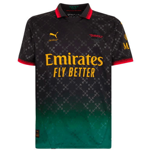 AC Milan x Off-White 24/25 - Black Jersey