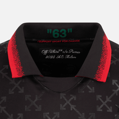 AC Milan x Off-White 24/25 - Black Jersey