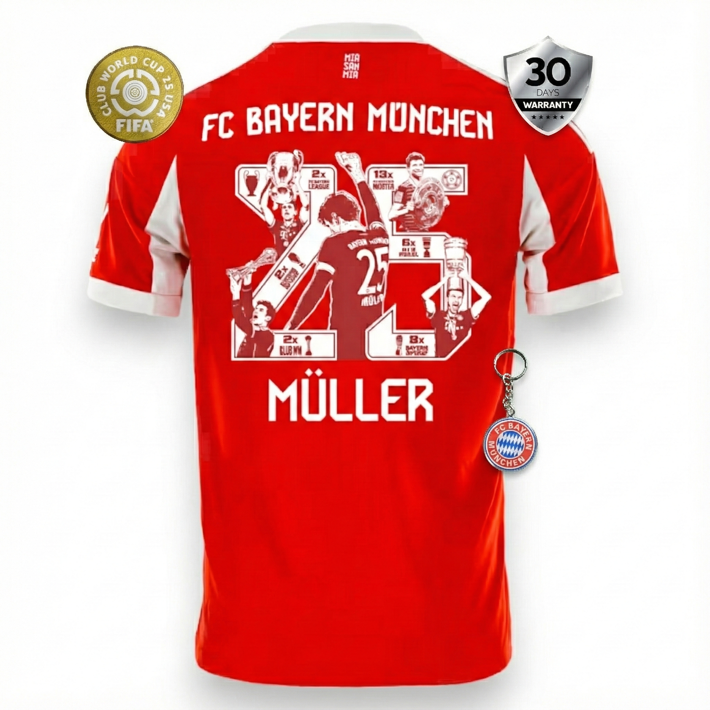 Bayern Munich Player Home Jersey 2025/26 - Müller Special Edition