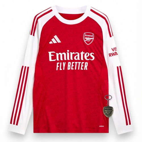 Arsenal Player Home Jersey 2025/26 Long Sleeve