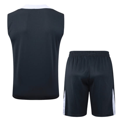 Chelsea Kit Black Jersey + Shorts - No Sleeve 25/26