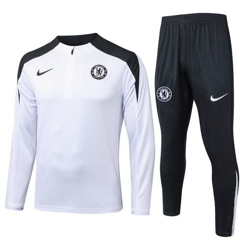 Chelsea Pre-Match White Tracksuit 25/26