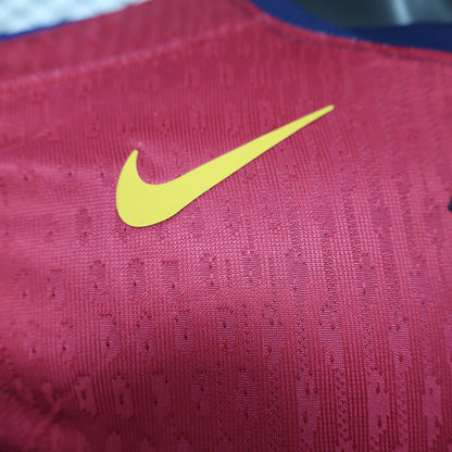 Barcelona Home Player Jersey X Travis Scott - Long Sleeve