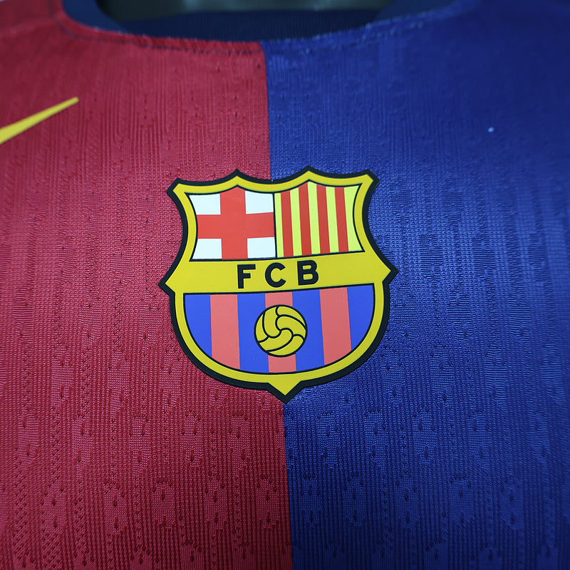 Barcelona Home Player Jersey X Travis Scott - Long Sleeve