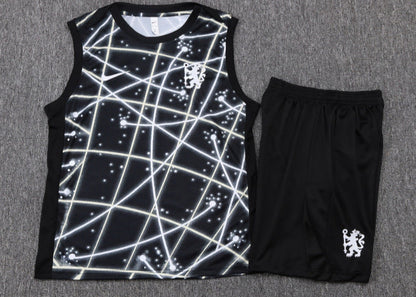 Chelsea Kit Pre Match World Cup Jersey + Shorts - No Sleeve 25/26