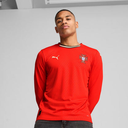 Portugal Long Sleeve Home Jersey 2025/26 PUMA - NEW RELEASE! 🇵🇹