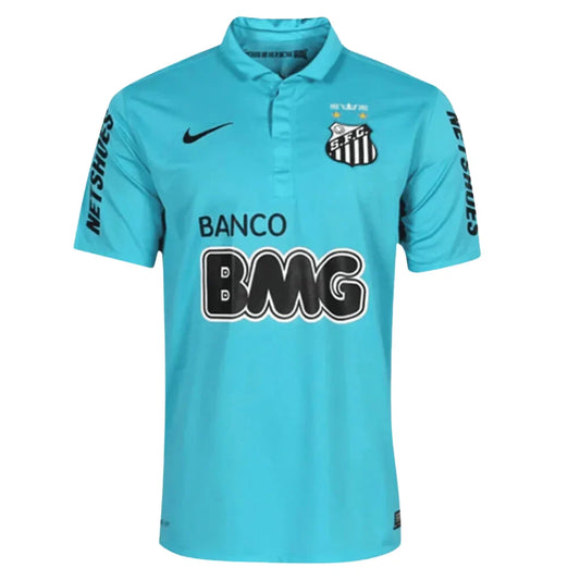 Camisa Masculina Rêtro Santos Azul 2012 - Neymar